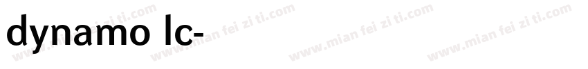 dynamo lc字体转换